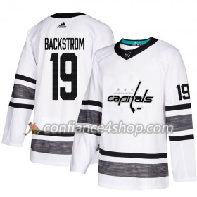 Adidas Maillot de Hockey Washington Capitals Nicklas Backstrom 19 2019 All-Star Blanc Authentic - Homme